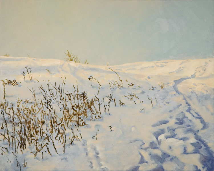 Αποτέλεσμα εικόνας για snowy field painting